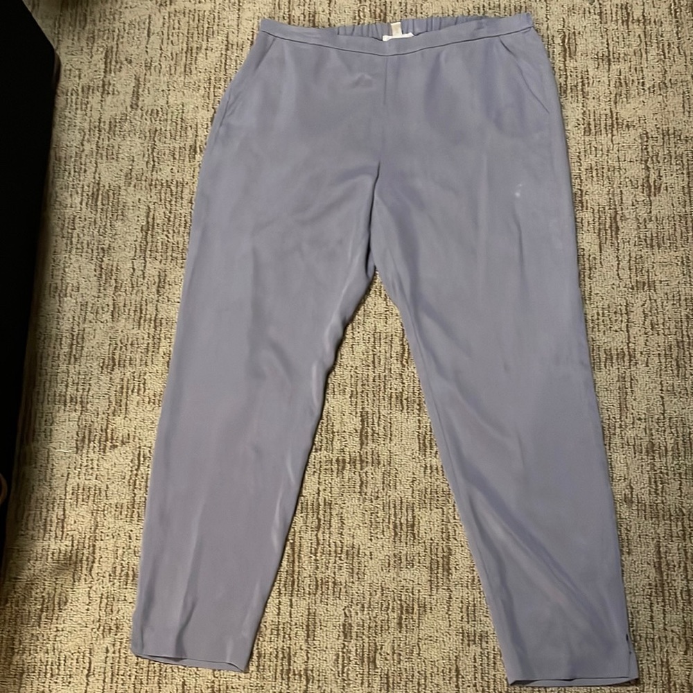 EILEEN FISHER gray pull on ankle pant